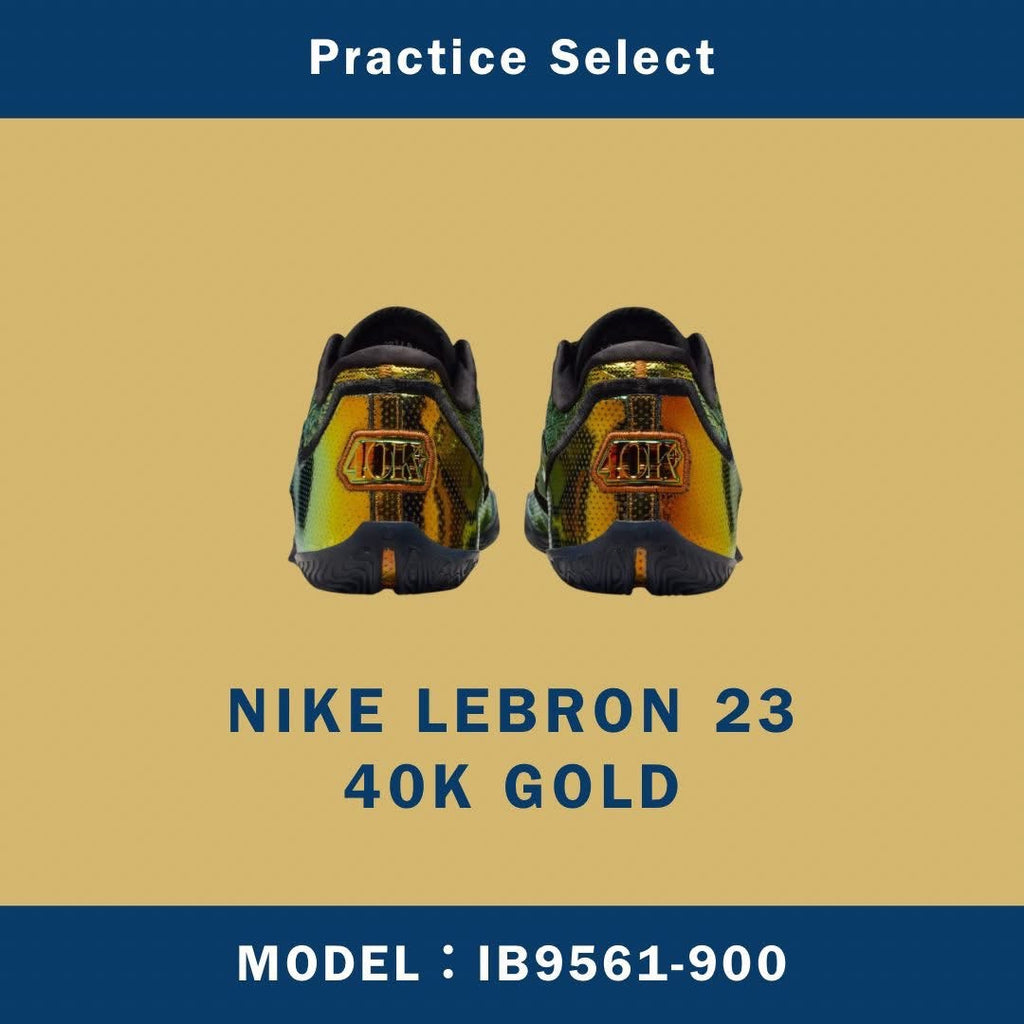 【台灣商家】NIKE LEBRON 23 40K GOLD IB9561-900